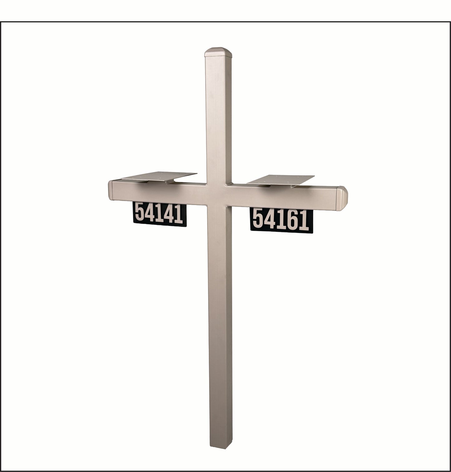 Double Mailbox Stand