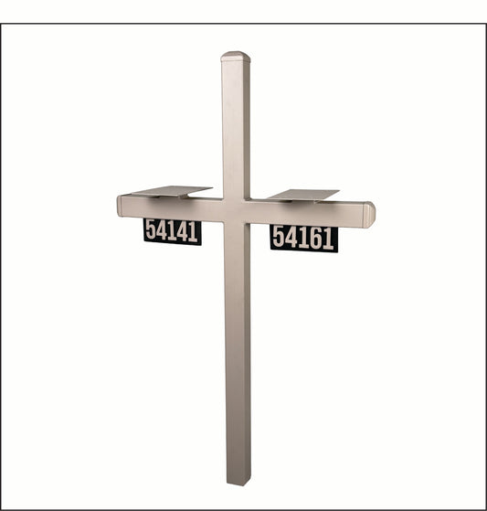 Double Mailbox Stand