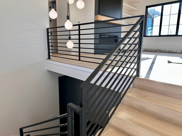 Custom Steel Staircase Railings